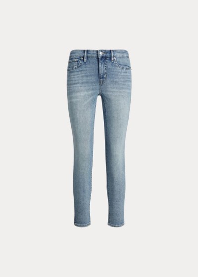 Jeans Ralph Lauren Mujer Azules Claro Azules - Premier Skinny Ankle - EZDIH4928